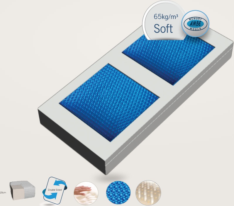 Στρώμα Amve Marea CoolMemory Foam χωρίς Ελατήρια 90x200cm