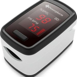 Οξύμετρο Powerpharm Παλμικό Δακτύλου Μαύρο